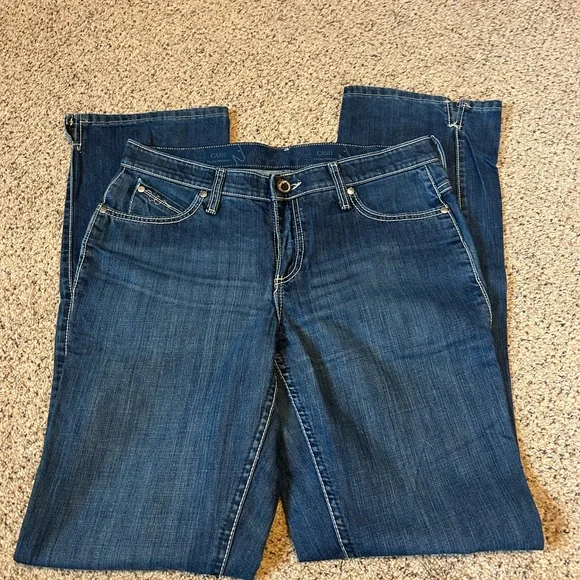 Wrangler Women's Dark Blue Boot Cut Jeans - Picture 4 of 6